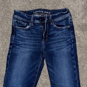 American eagle 6 long stretch kick boot jeans
